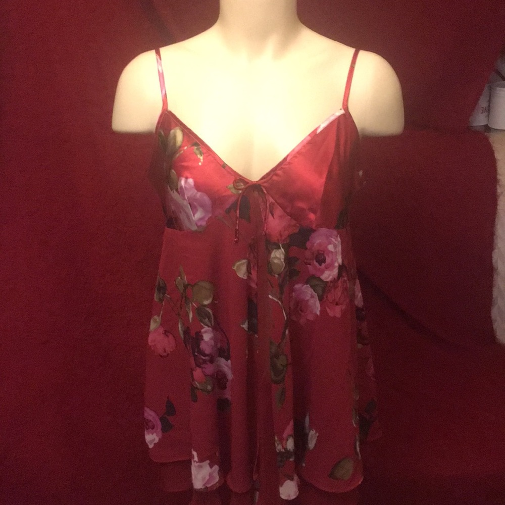 Size L Red flowered Teddie